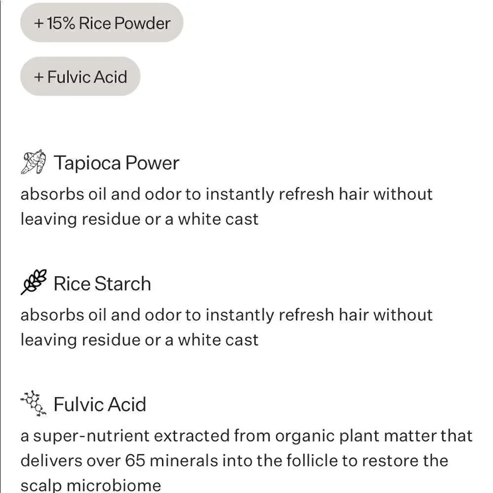 Act + Acre Plant Based Dry Shampoo New plus Ipsy drawstring bag